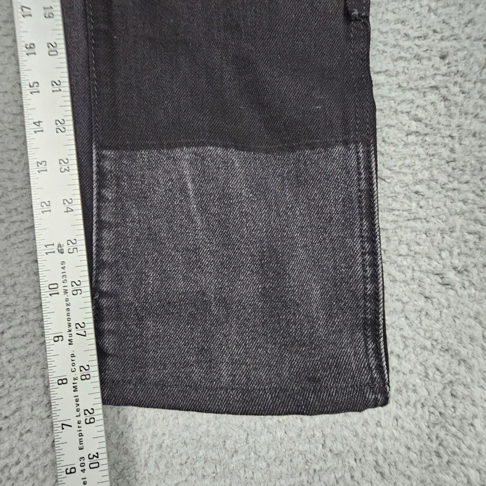 MNML Carpenter Jeans Men 37x28.5 Black Double‎ Knee Utility Workwear Denim Pants